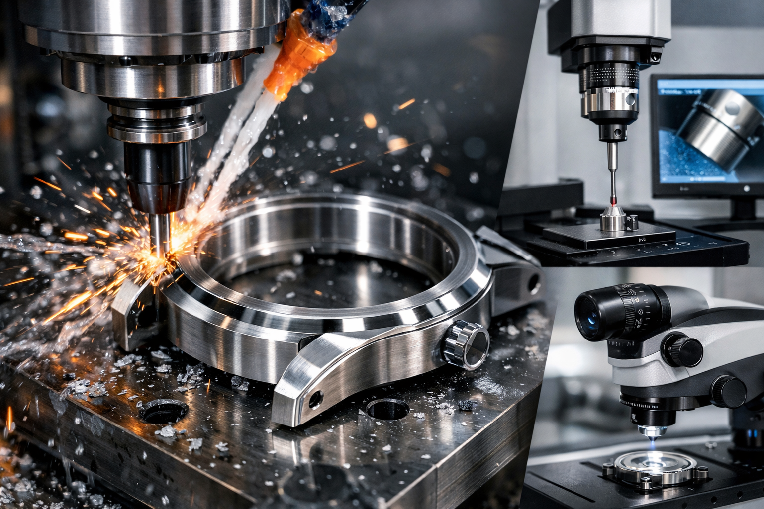 CNC machining process for watch cases
