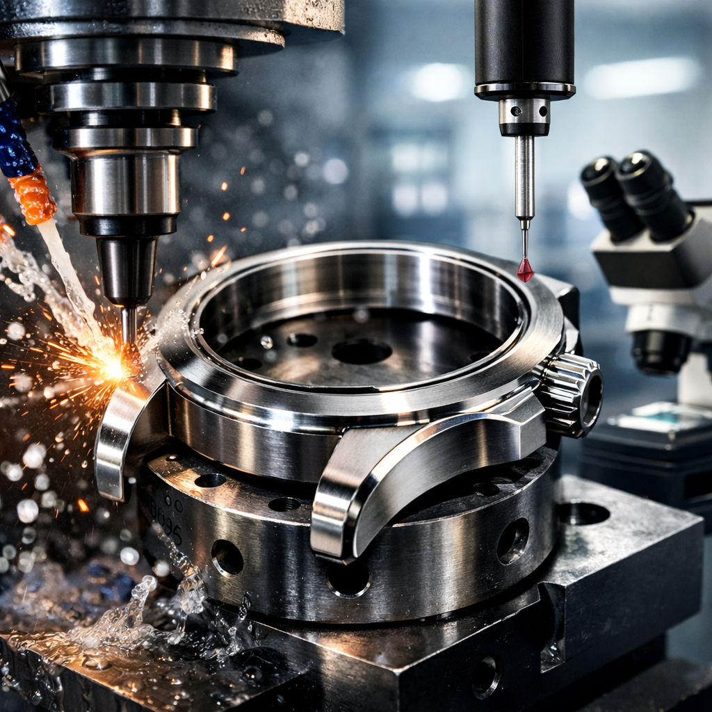 Precision watch case manufacturing hero image