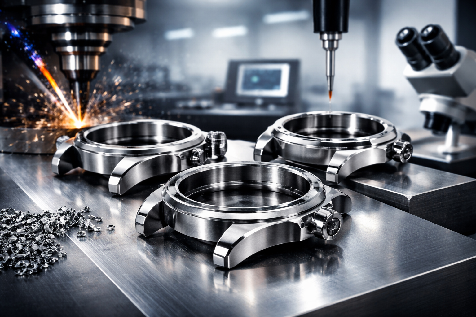 Stainless steel watch case