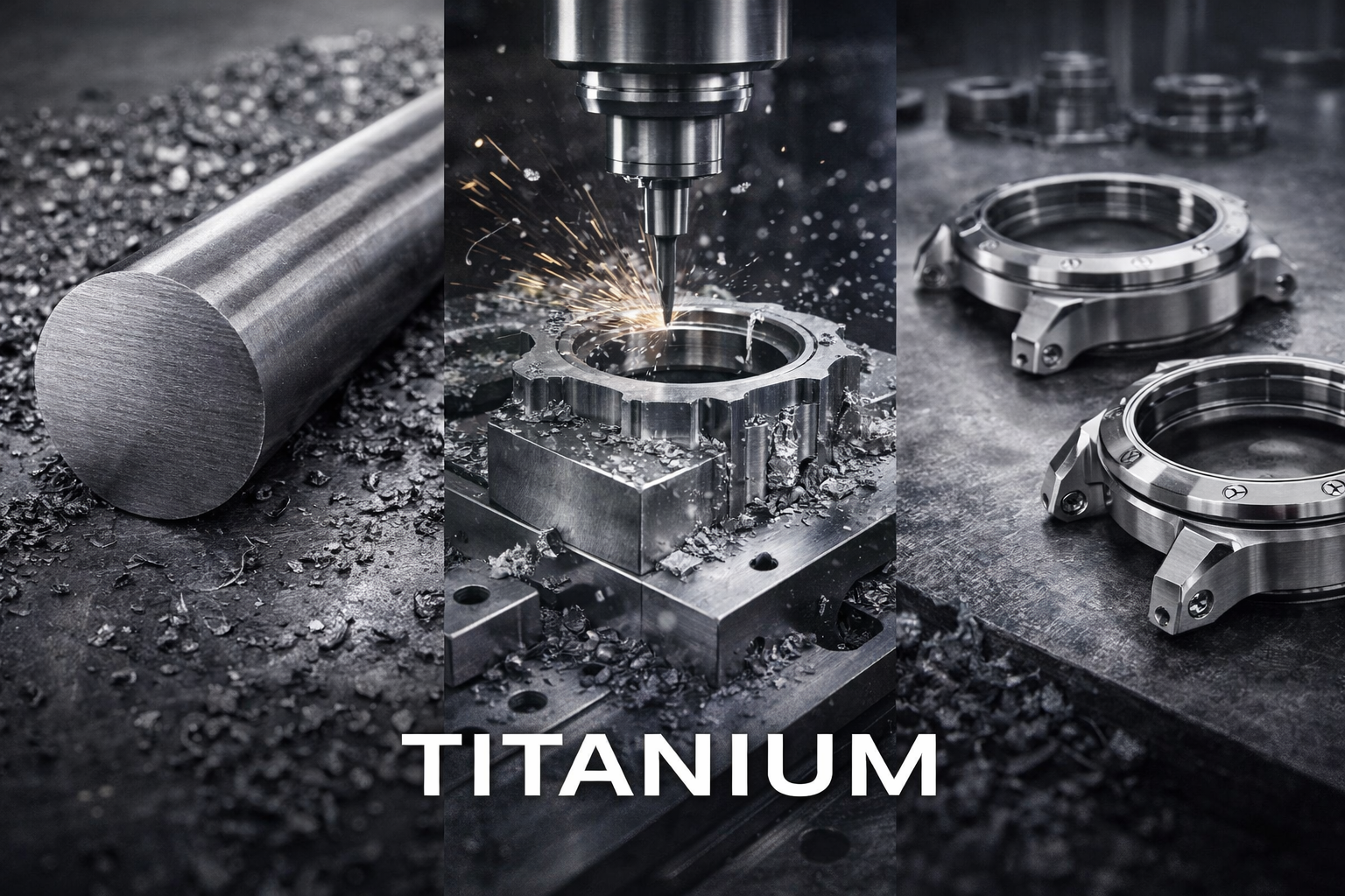 Titanium machining process